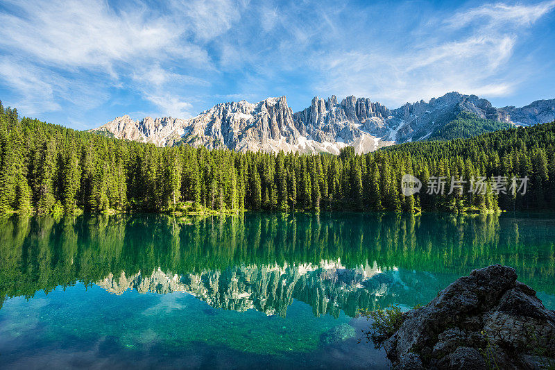 爱抚湖- Karersee, Trentino-Alto Adige，意大利